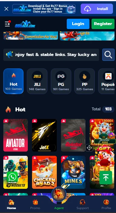 888ace game