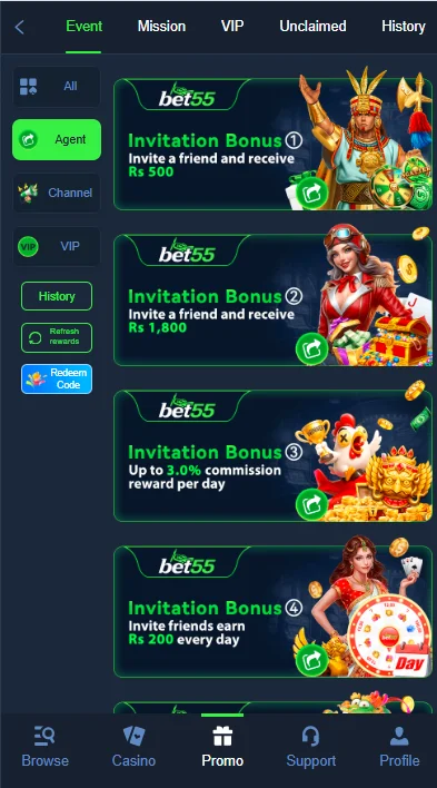 Bet55 Game